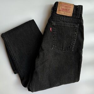 Vintage women’s Levi’s 512 black jeans